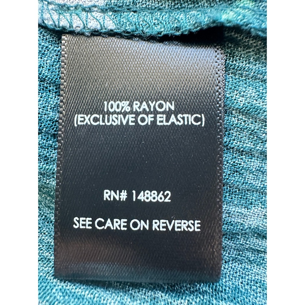 Torrid Babydoll Tunic Teal Floral Smocked Boho Cottagecore Casual Size 1 Casual - Picture 6 of 16